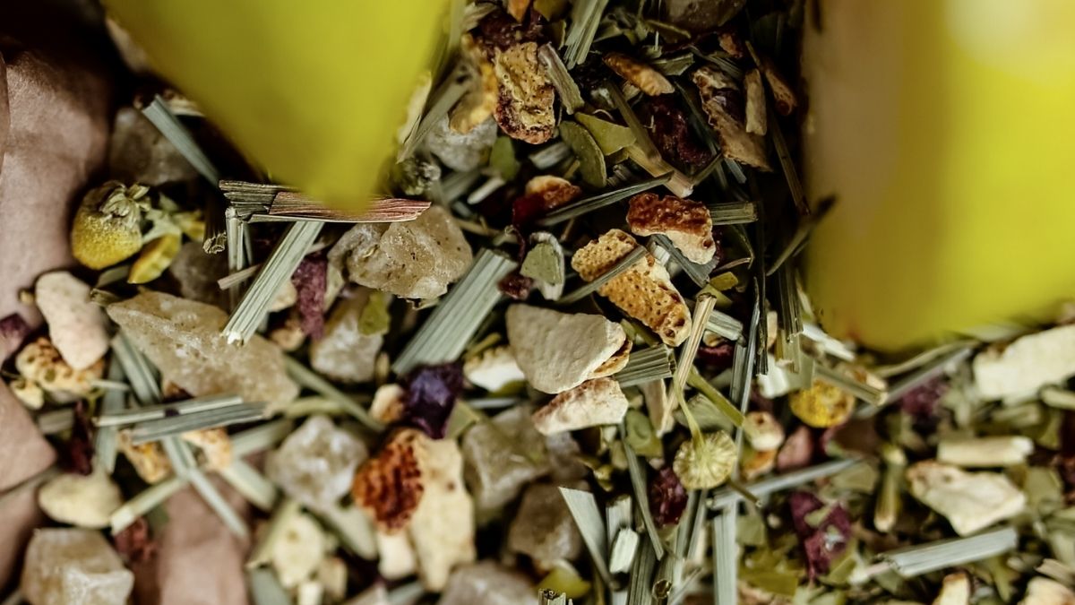 Des feuilles de thé vert Maison Bourgeon