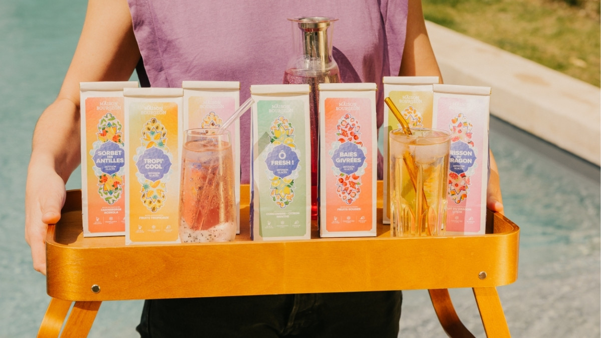 La collection d'infusions glacées Maison Bourgeon